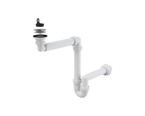 Сифон умыв труб 1 1/4"x40 пр/тр 40 нерж/сетка Alca AG210511100 Сифон умыв труб 1 1/4"x40 пр/тр 40 нерж/сетка Alca AG210511100