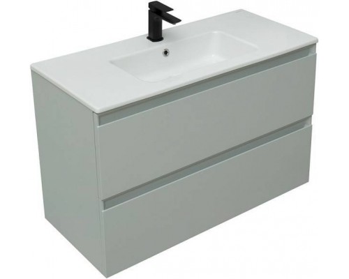 Allen Brau Eclipse Тумба под раковину 100 см, цвет: серый 1.E1003.PWM
