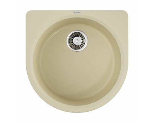 Мойка, OMOIKIRI, Akegata, шгв 510-510-210, отверстия для смесителя-2 промаркированных, цвет-ваниль