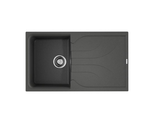 Omoikiri Yasugata 86-PL Кухонная мойка Tetogranit 86x50 см, цвет: платина 4993875