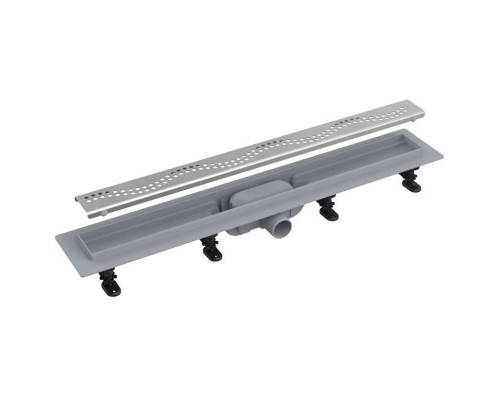Лоток душевой Alcaplast (APZ9) 850 мм с порогами для перф. решетки (с решеткой) нержавеющая сталь Лоток душевой Alcaplast (APZ9) 850 мм с порогами для перф. решетки (с решеткой) нержавеющая сталь