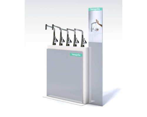 Кухонный смеситель HansGrohe HG Focus 240 однорычажный с вытяжным душем под сталь