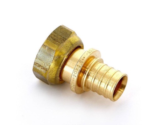 Муфта надвижная В с накидной гайкой бронзовая REHAU 20х3/4"