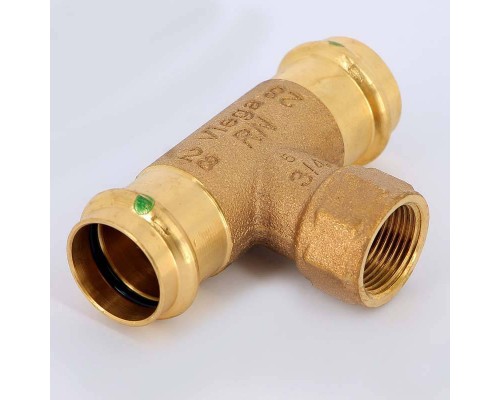 Тройник пресс-В бронза Sanpress VIEGA 28х3/4"х28 Тройник пресс-В бронза Sanpress VIEGA 28х3/4"х28