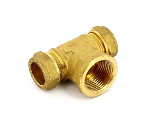 Тройник обжим-В TIEMME 22х3/4"х22