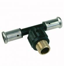 Тройник пресс-Н PVDF HENCO 20х3/4"х20
