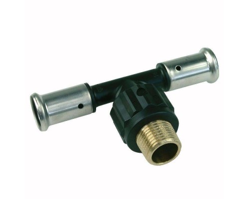 Тройник пресс-Н PVDF HENCO 20х3/4"х20