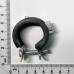 Хомут одновинтовой 3/4 (25-28 мм) с резиновым уплотнителем