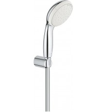 27799001 Tempesta New 100 Душевой набор II (круглый ручной душ, настенный держатель, шланг 1250 мм), хром 27799001