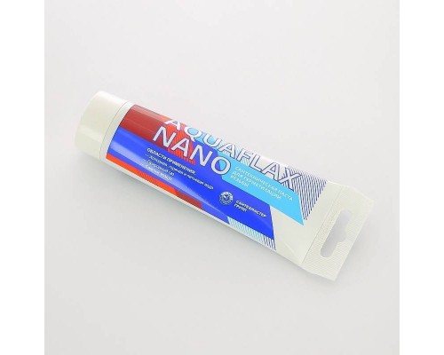 Паста-герметик Сантехмастер AquaflaxNano для льна 80 г