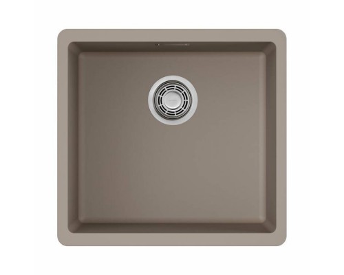 Мойка, OMOIKIRI, Kata, шгв 440-420-220, отверстия для смесителя-отсутствуют, цвет-бежевый