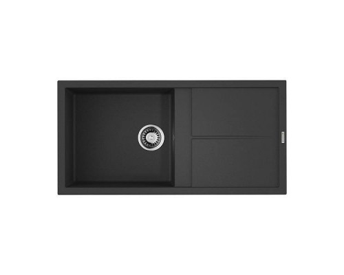 Omoikiri Sumi 100-BL Кухонная мойка Tetogranit 100x50 см, цвет: черный 4993654