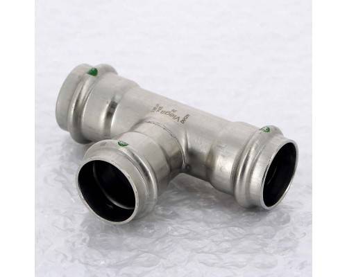 Тройник пресс нержавеющая сталь Sanpress Inox VIEGA 28 Тройник пресс нержавеющая сталь Sanpress Inox VIEGA 28