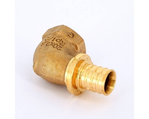 Угол надвижной В бронзовый REHAU 20х1/2"