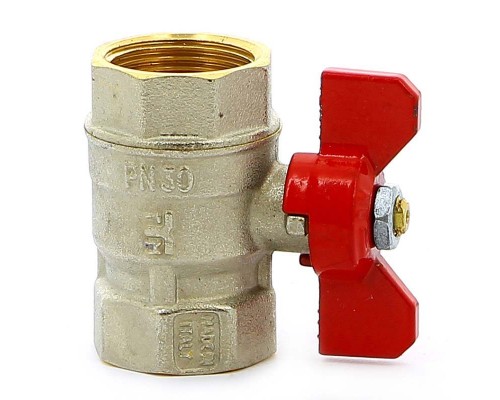 Кран шаровой ВВ MISTRAL бабочка TIEMME 3/4"