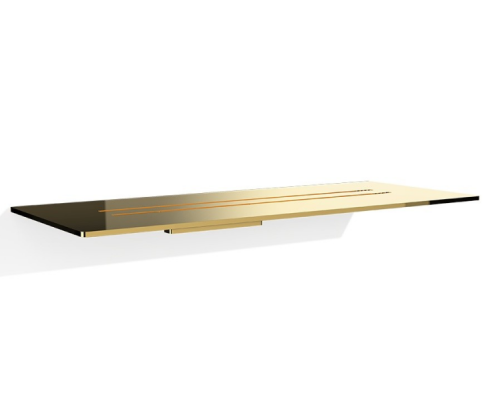 Полка, Decor Walther, MIKADO, шгв 300-120-25, цвет-золото PVD