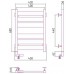 Сунержа Центурион 2.0 Полотенцесушитель электрический 40x60h, лев., цвет: мат. черный 31-5602-6040