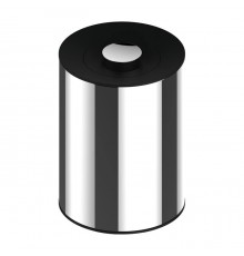 04989010037 PLAN Мусорное ведро 5л, хром/черно-серый 04989010037