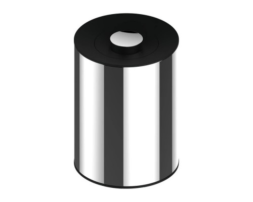 04989010037 PLAN Мусорное ведро 5л, хром/черно-серый 04989010037