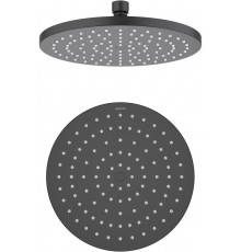 AQ2086MB круглый верхний душ 22012 мм, матовый черный AQ2086MB