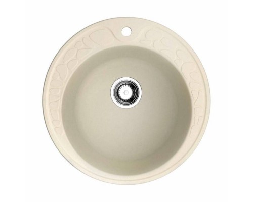Мойка, OMOIKIRI, Tovada, шгв 510-510-215, отверстия для смесителя-1, цвет-ваниль