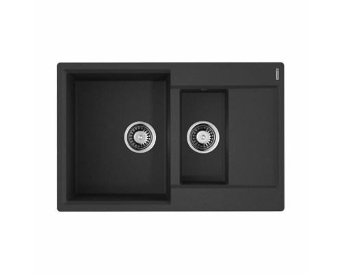Мойка, OMOIKIRI, Daisen, шгв 780-510-230, отверстия для смесителя-6 промаркированных, цвет-черный