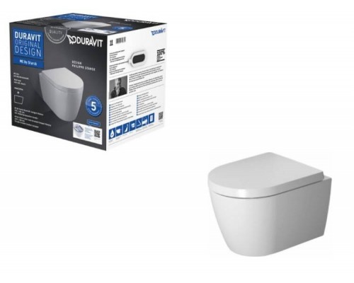 Унитаз, Duravit, ME by Starck, подвесной, шгв 370-480-350, цвет-белый