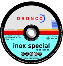 Абразивный отрезной диск Dronco AS 36 S INOX-BF 350х2,8 (2350920)