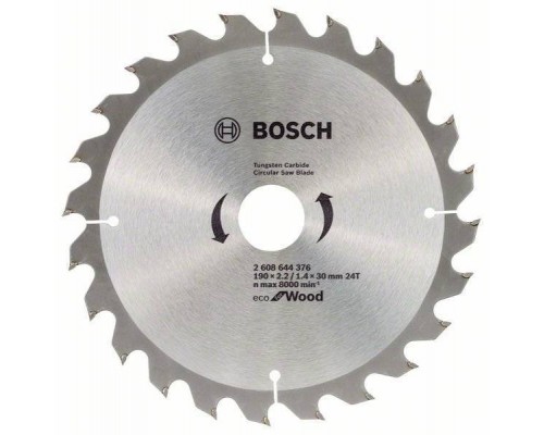 Пильный диск Eco for wood 190x20/16x1,4 мм (2608644375)