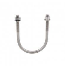 BIS Монтажная скоба 3/4" (26,9мм) М8 (нерж.)