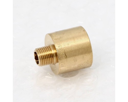 Переходник круглый НВ Viega 1/8" x 3/8" бронза
