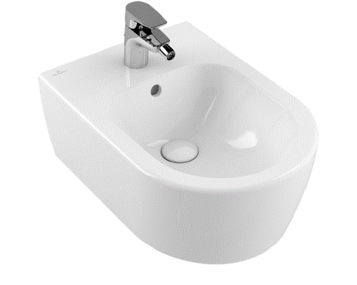 Биде подвесное, Villeroy&Boch, Avento, шгв 370-530-395, цвет-альпийский белый