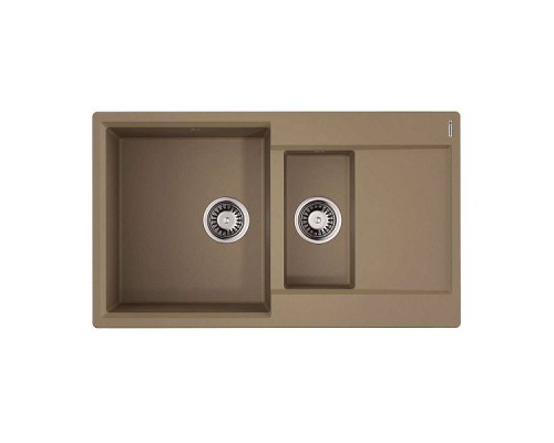 Omoikiri Daisen 86-2-CA Кухонная мойка Artgranit 86x51 см, цвет: карамель 4993474