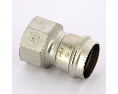 Муфта В-пресс IBP 35 x 1 1/4" нерж.сталь Муфта В-пресс IBP 35 x 1 1/4" нерж.сталь
