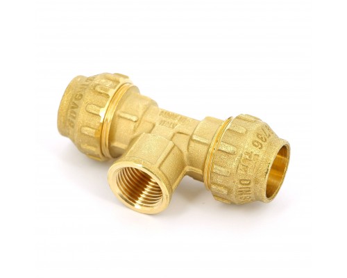 Тройник обжим-В TIEMME 20х1/2"х20