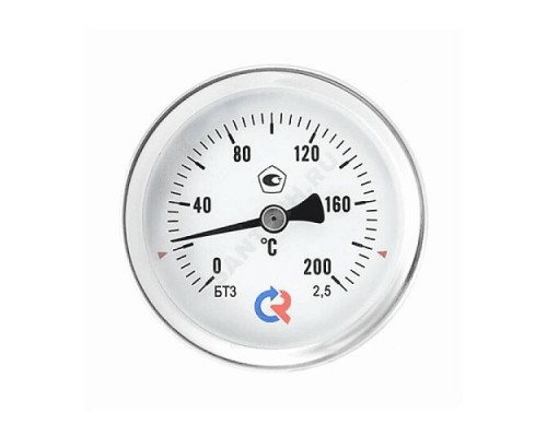 Термометр биметалл БТ-31.211 100С Дк63 L=100 G1/2" осев Росма 00000002405