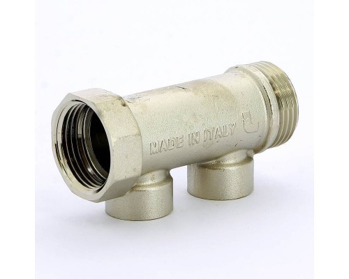 Коллектор НВ 1" никелированный ITAP 2 выхода 1/2"В 38мм