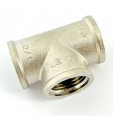 Тройник LD В 1/2" никелированный