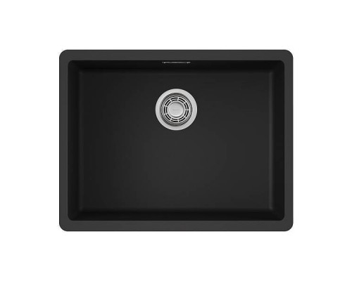 Omoikiri Kata 54-U-BL Кухонная мойка Artgranit 54x42 см, цвет: черный 4993410