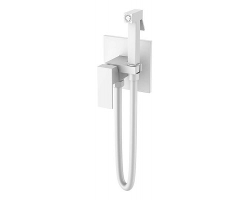 Boheme Qubic Гигиенический душ 14,7x9x16h см, цвет: белый 477-MW