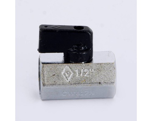Кран шаровой мини Kansas Bugatti ВВ флажок 1/2"