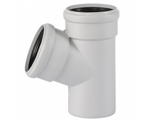 Тройник, Ostendorf, Skolan Safe, SKEA, 67°, 110, 50(58), PP-MD, цвет-RAL 7035 светло-серый