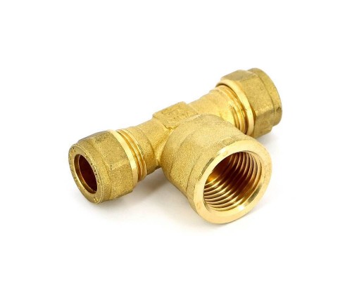 Тройник обжим-В TIEMME 12х1/2"х12