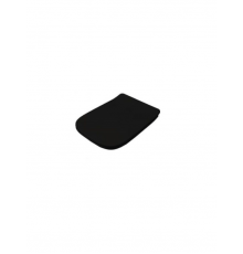 Сиденье для унитаза, Artceram, A16, шг 360-450, цвет-черный глянцевый (ст.арт. ASA001 03)