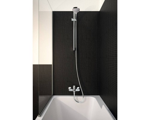 Душевой гарнитур HansGrohe HG Croma Select E Vario со штангой 65 см белый/хром
