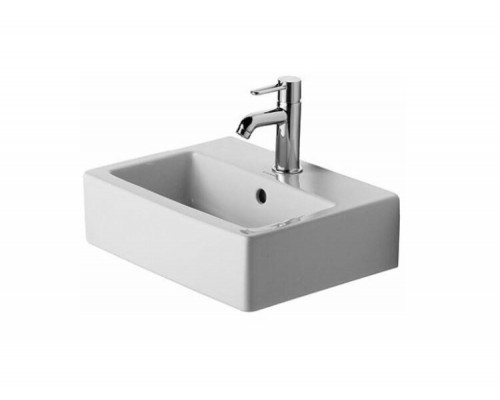 Раковина, Duravit, Vero, шгв 450-350-160, отверстия для смесителя-1, цвет-белый