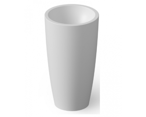Раковина, DEA Design, Pedestal Basin, шгв 500-500-900, отверстия для смесителя-отсутствуют, цвет-белый матовый
