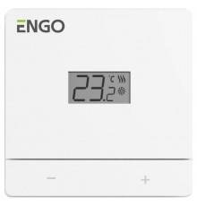 Термостат ENGO Easy комнатный накладной, с дисплеем, белый