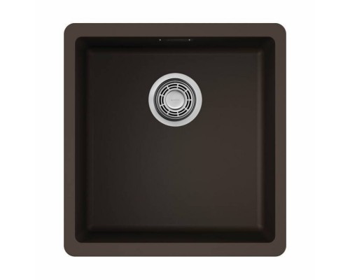 Мойка, OMOIKIRI, Kata, шгв 400-420-220, отверстия для смесителя-отсутствуют, цвет-темный шоколад
