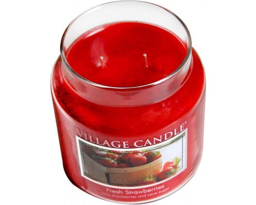 Декоративная свеча Village Candle Сочная клубника (389 грамм)